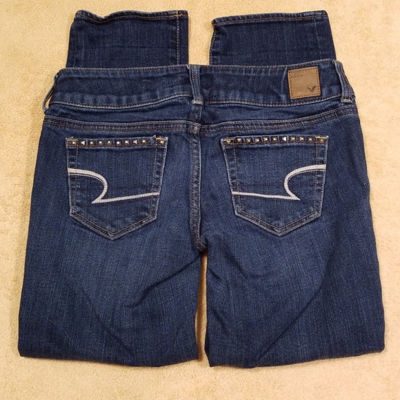 American Eagle Cropped Artist Stretch Jeans in 4 - Picture 7 of 8
